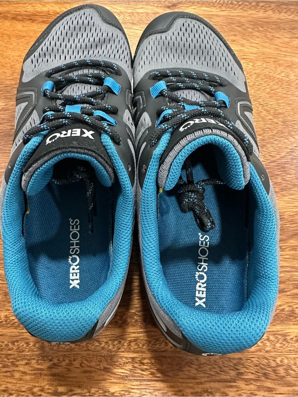 Xero Shoes Mesa Trail Minimalist Hiking Shoe Blue Gray Men’s Sz 10.5 1st Gen